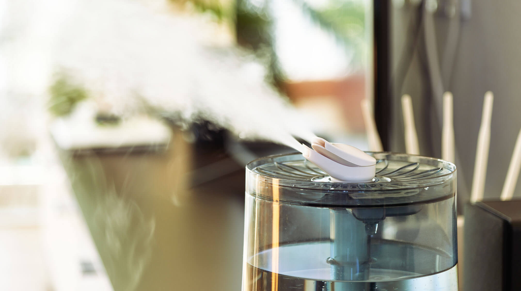 Humidifier in a home 