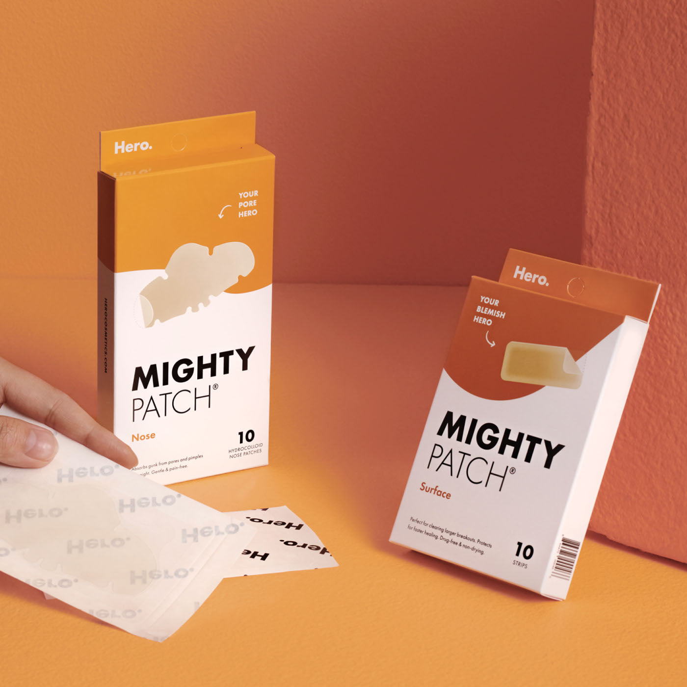 XL Patch Duo | Mighty Patch™ Nose patch + Mighty Patch™ Surface