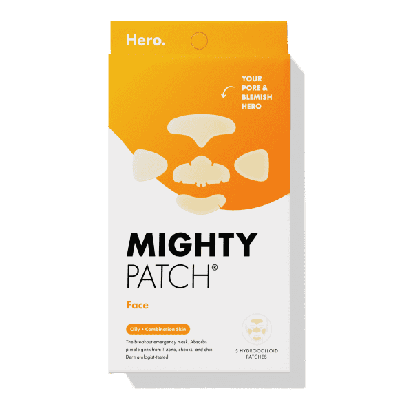 Mighty Patch XL Patch Duo from Hero Cosmetics - XL Hydrocolloid Patches for  Nose Pores and Large Breakout Areas (10 Count)