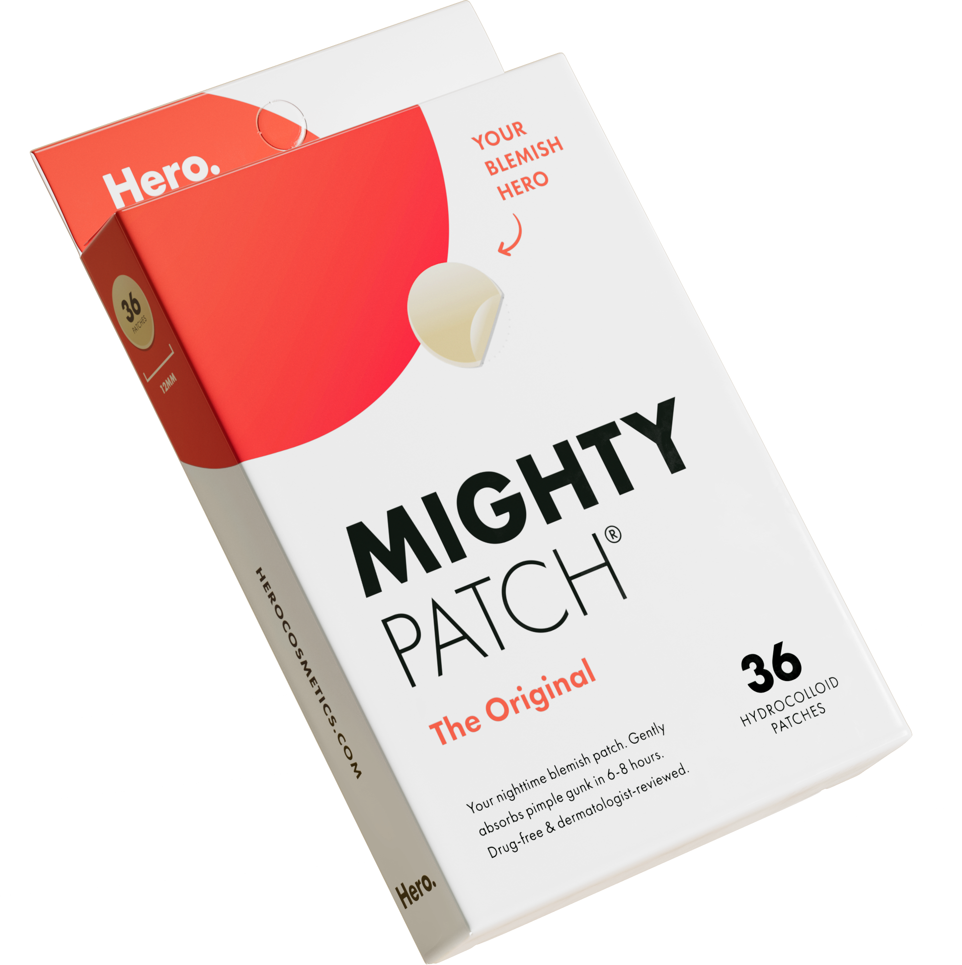 An open box of Mighty Patch Original.