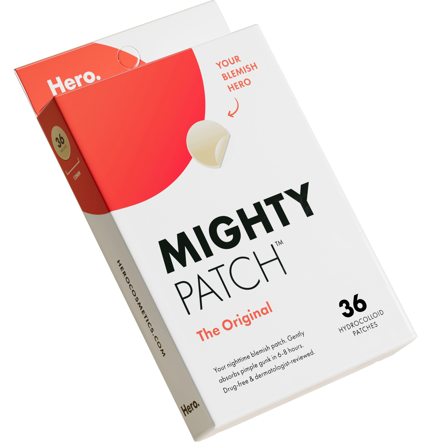 An open box of Mighty Patch Original.